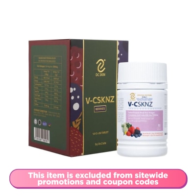 DR CUTE - V Csknz Berries Vitamin C Chewable Tablets 30s