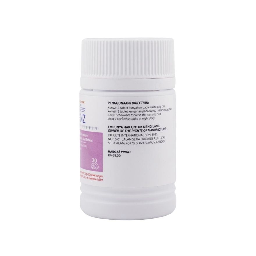 V Csknz Berries Vitamin C Chewable Tablets 30s