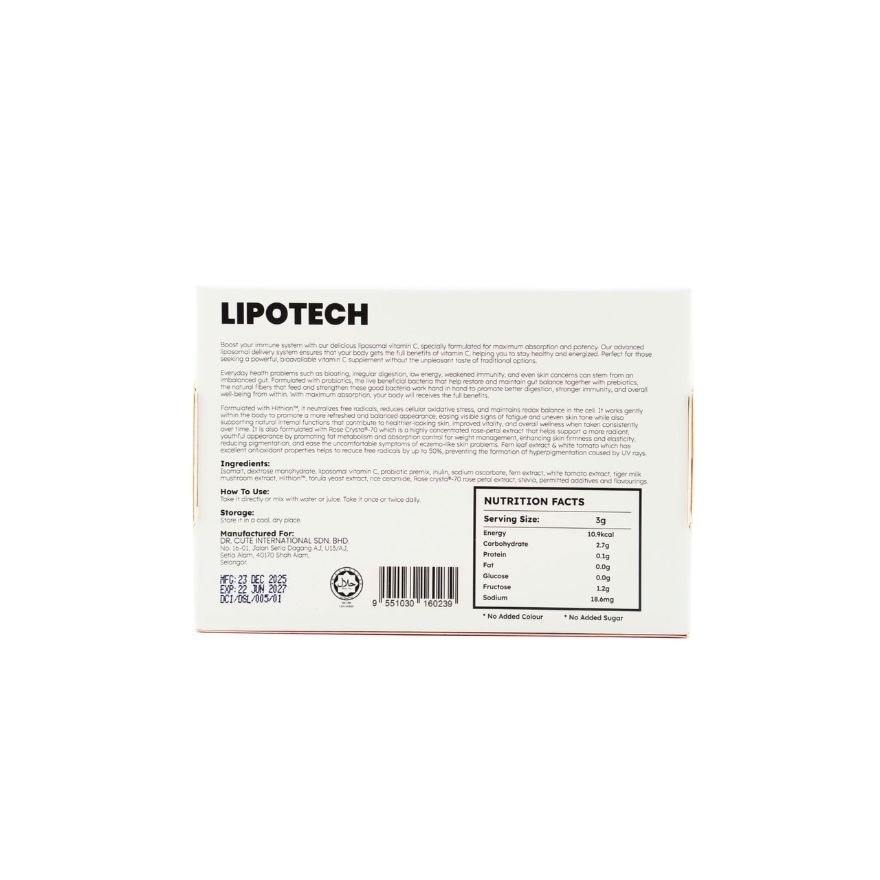 Lipotech by DC Skin Maximum Absorption Liposomal Technology 3gx10s