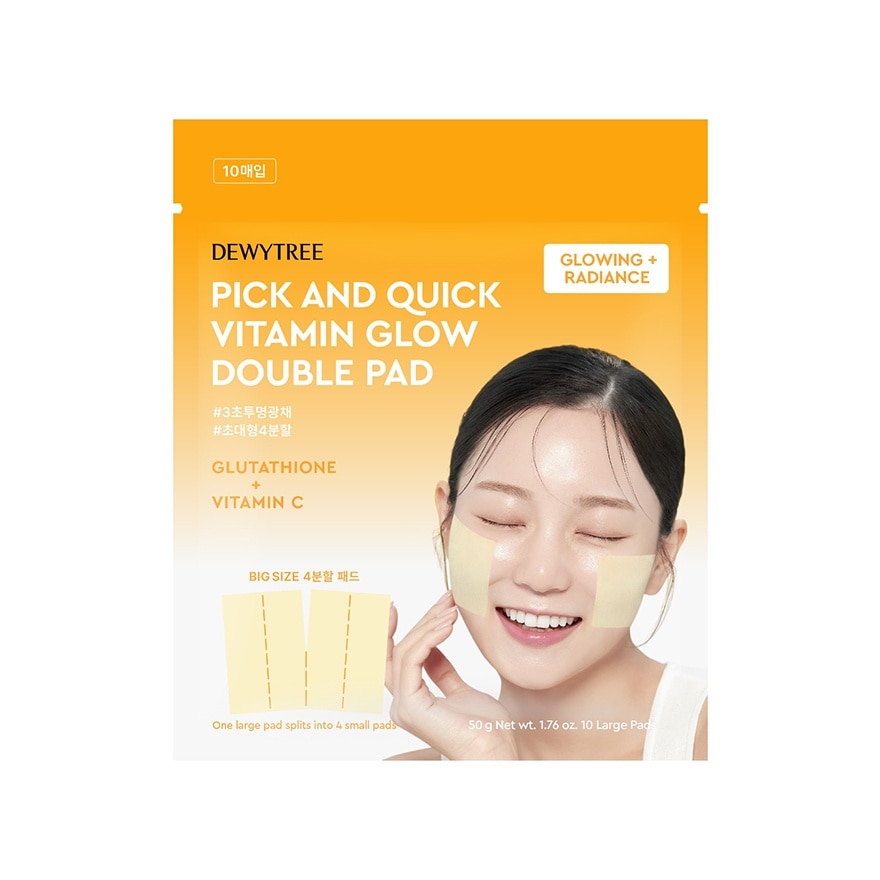 Pick And Quick Vitamin Glow Double Pad 10s