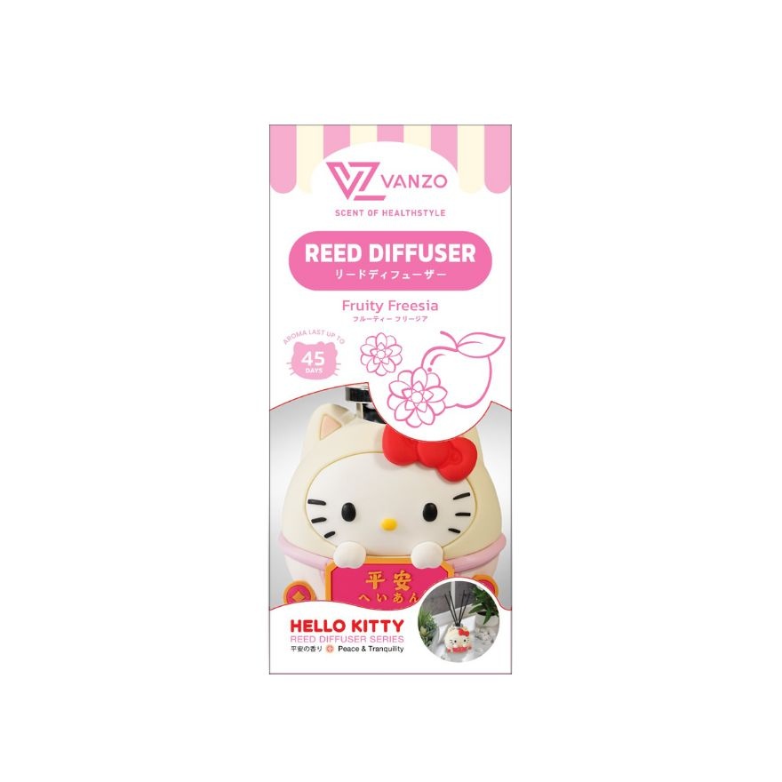 Hello Kitty Reed Diffuser (Peace) Fruity Freesia 120ml image