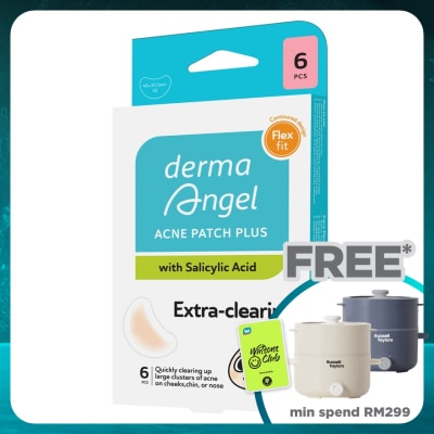 DERMA ANGEL Acne Patch PLUS with Salicylic Acid Extra-Clearing 6S