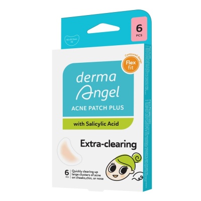DERMA ANGEL - Acne Patch PLUS with Salicylic Acid Extra-Clearing 6S