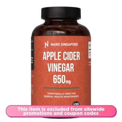 NANO SINGAPORE - Apple Cider Vinegar 650mg 120s