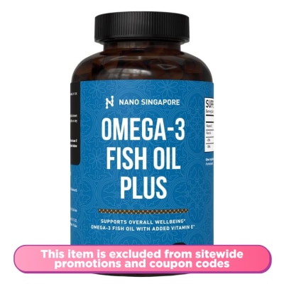 NANO SINGAPORE - Omega-3 Fish Oil Plus 250s