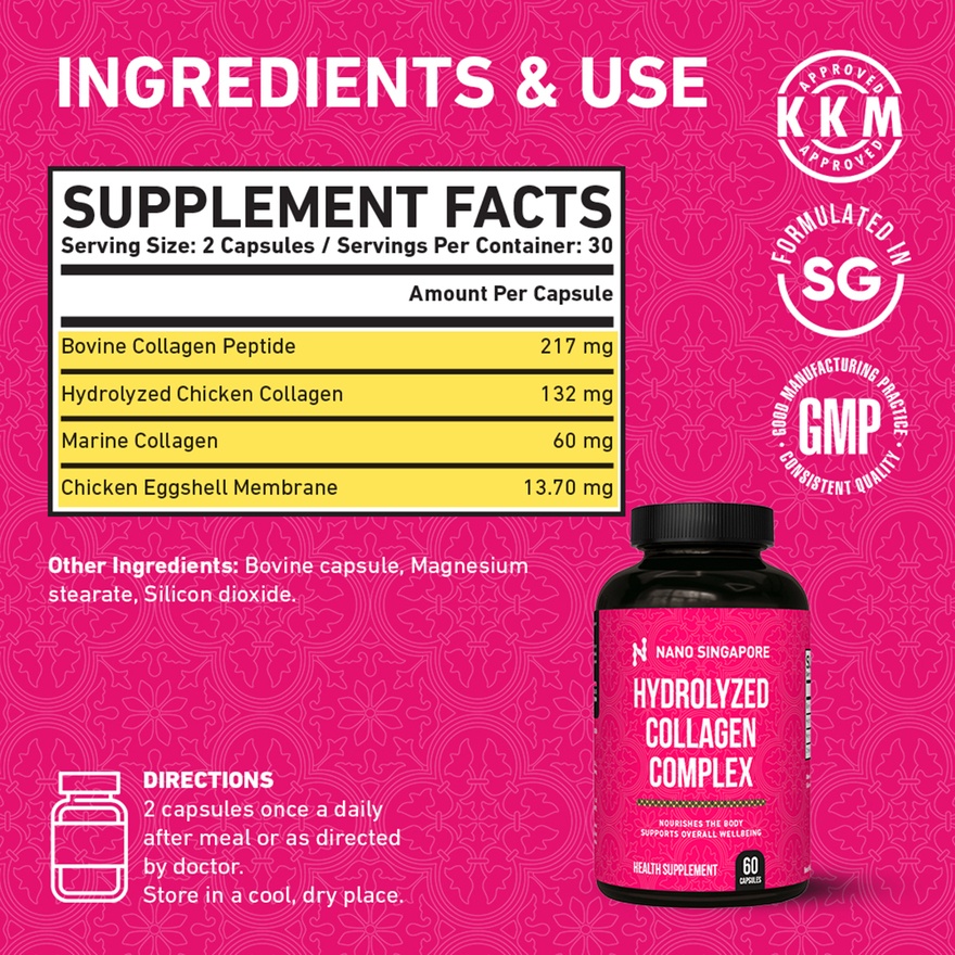 Hydrolyzed Collagen Complex 60s image