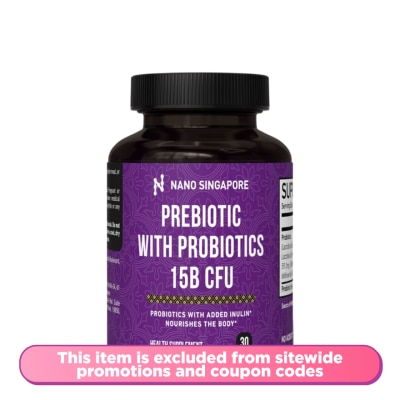 NANO SINGAPORE - Prebiotic With Probiotic 15 Billion CFU 30s