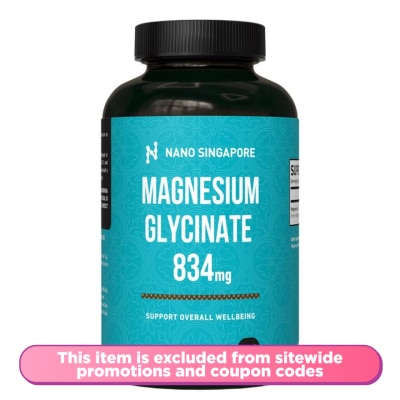 NANO SINGAPORE - Magnesium Glycinate 834mg 120s
