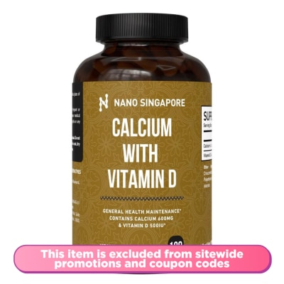 NANO SINGAPORE - Calcium with Vitamin D 120s