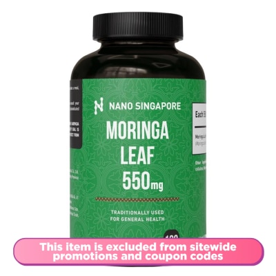 NANO SINGAPORE - Moringa Leaf 550mg 120s