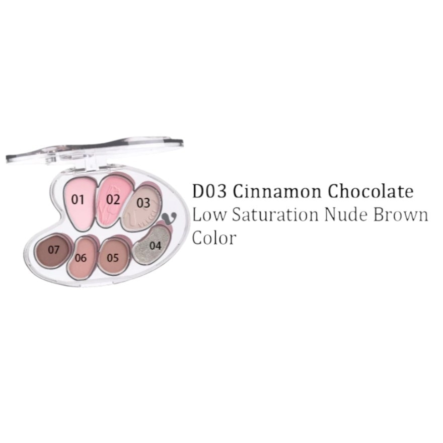 Artist Seven-color Eyeshadow Palette D03