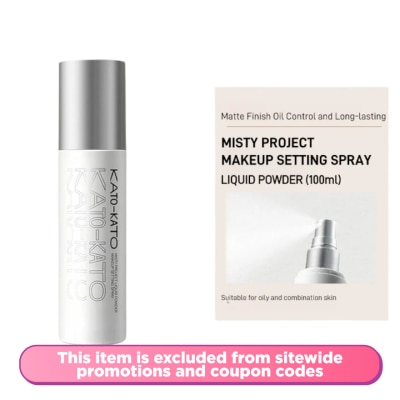 KATO-KATO - Misty Project Liquid Loose Powder Makeup Setting Spray 100ml - 04