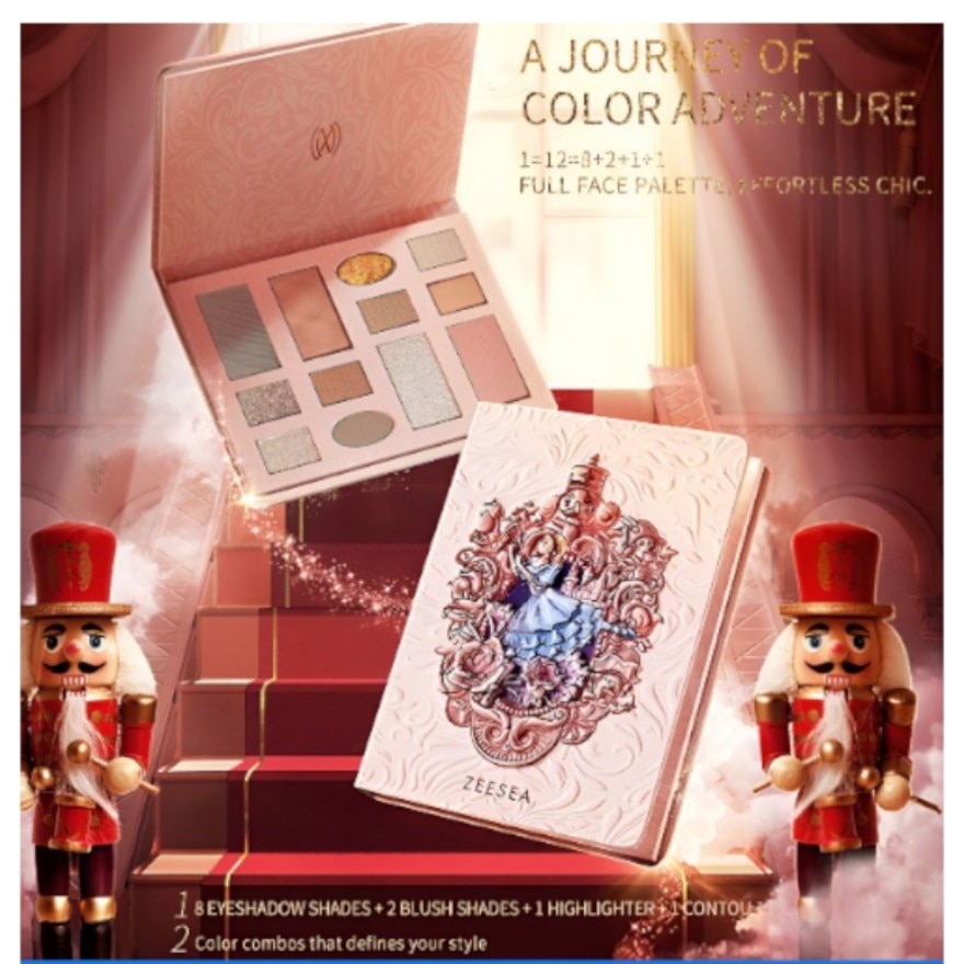 Nutcracker Candy Cruise 12 Colors Makeup Palette 02