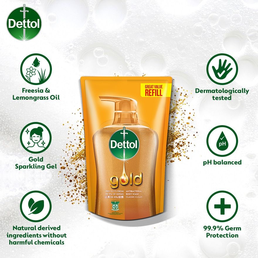 Body Wash Refill Gold 800g image