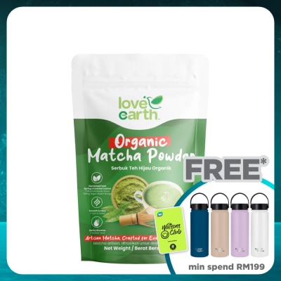 LOVE EARTH Organic Matcha Powder 80g