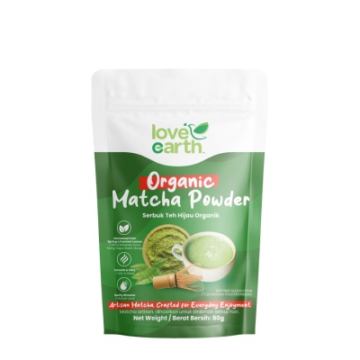 LOVE EARTH - Organic Matcha Powder 80g