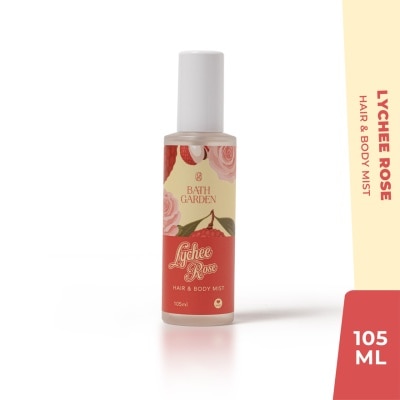 BATH GARDEN - Lychee Rose Body & Hair Mist 105ml