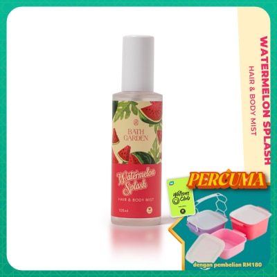 BATH GARDEN - Watermelon Splash Body & Hair Mist 105ml