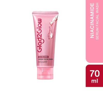 GLAD2GLOW - Niacinamide Serum Facial Wash 70ml