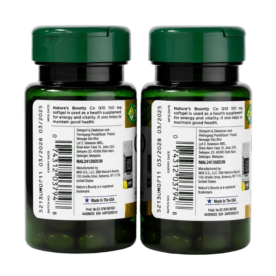 Co Q-10 100mg Q-Sorb 2x30's