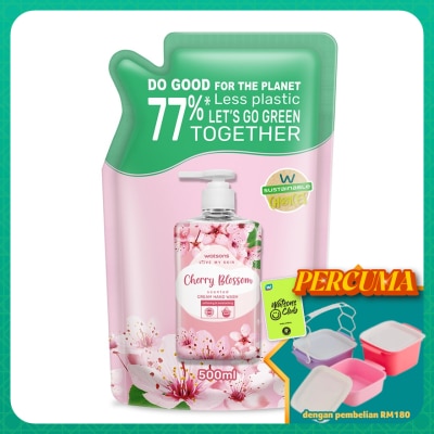 WATSONS - Cherry Blossom Scented Cream Hand Wash Refill 500ML