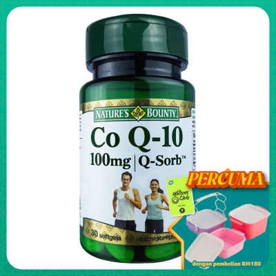 NATURE'S BOUNTY - Co Q-10 100mg Q-Sorb 30's