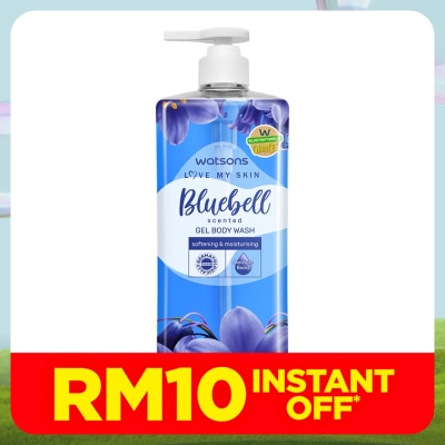 WATSONS Bluebell Scented Gel Body Wash 1000ML