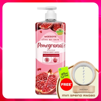WATSONS - Pomegranate Scented Cream Body Wash 1000ML