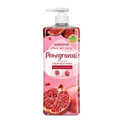 WATSONS - Pomegranate Scented Cream Body Wash 1000ML
