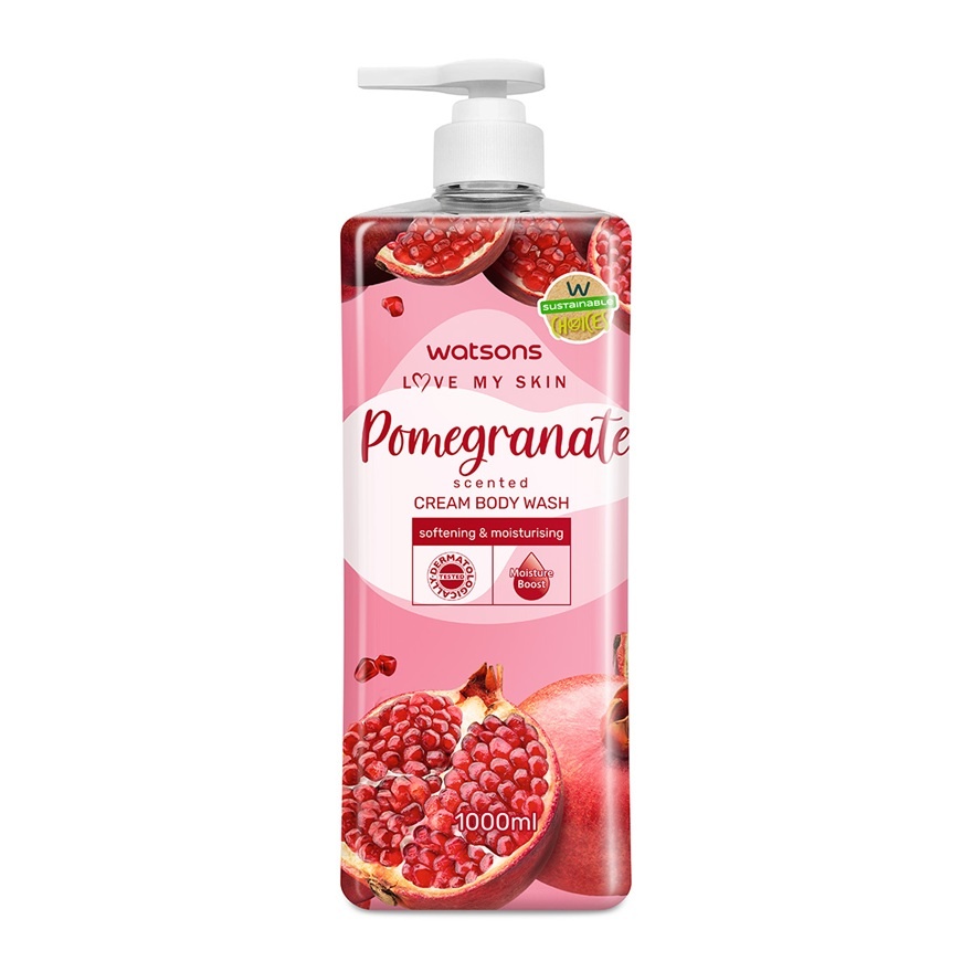 Pomegranate Scented Cream Body Wash 1000ML image