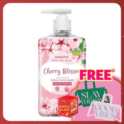 WATSONS Cherry Blossom Scented Cream Hand Wash 500ML