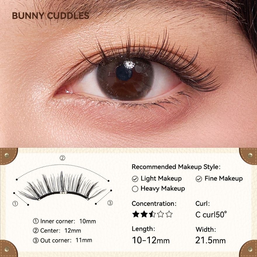 Magnetic Eyelashes-BUNNY CUDDLES
