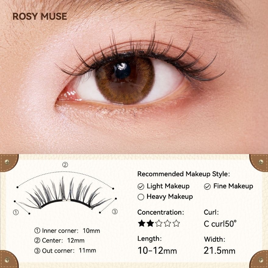 Magnetic Eyelashes-ROSY MUSE