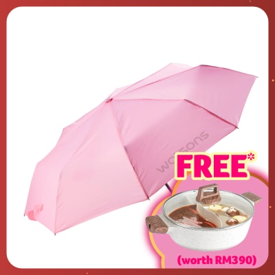 WATSONS Umbrella Transparent UV Coat 21inch Pink 1s