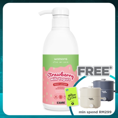 WATSONS Milk Yogurt Body Lotion Strawberry Extract 530ML