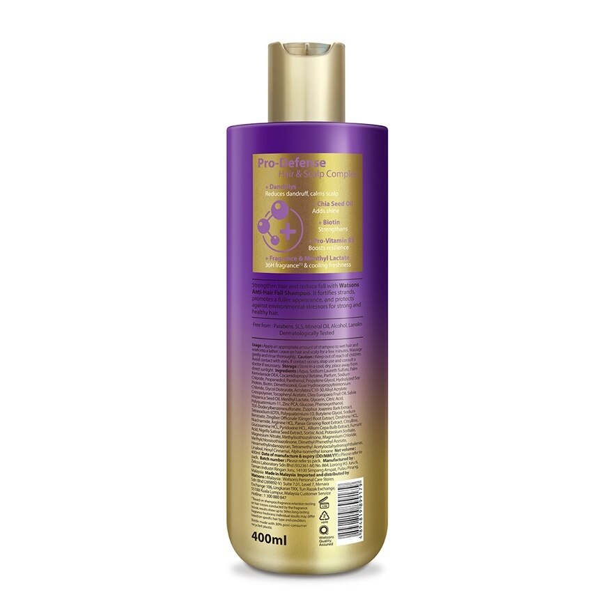 Pro-Defense Anti Hair Fall Shampoo 400ML