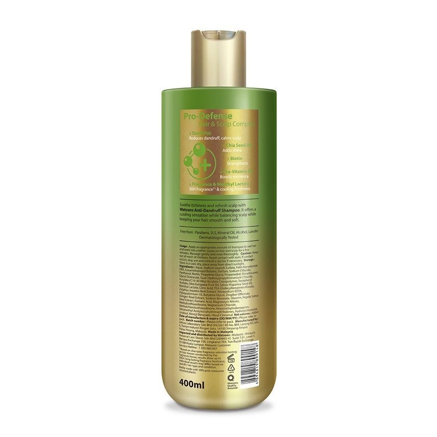 Pro Defense Anti Dandruff Shampoo 400ML image