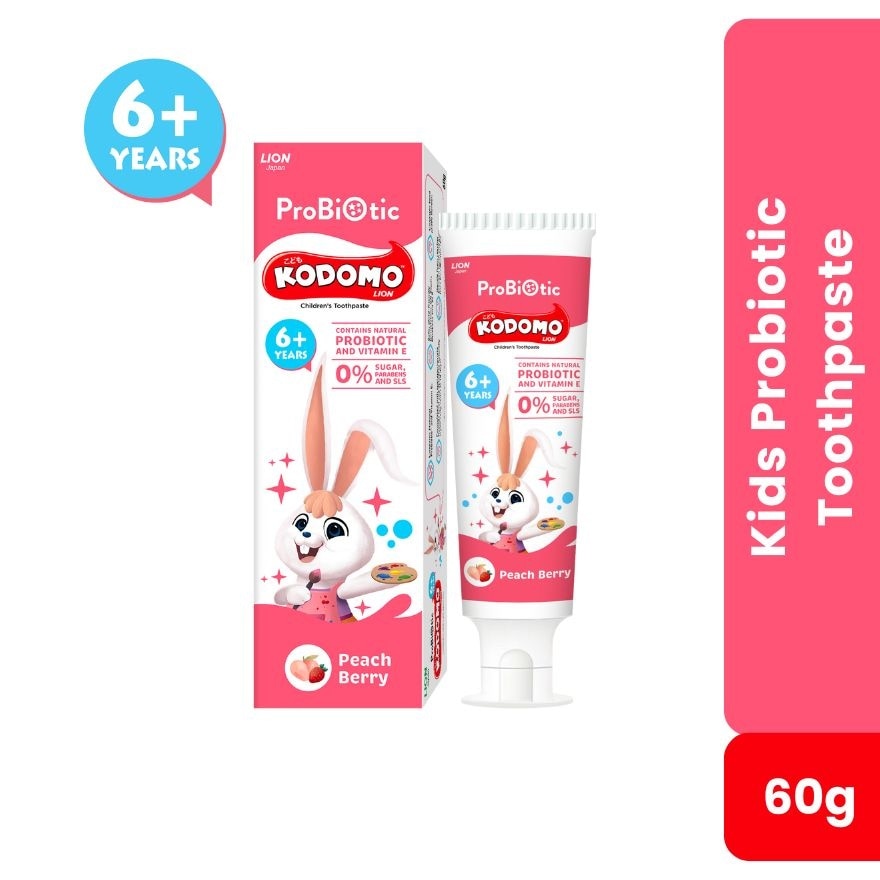 Probiotic Toothpaste Peach Berry 60g (6Yrs+)