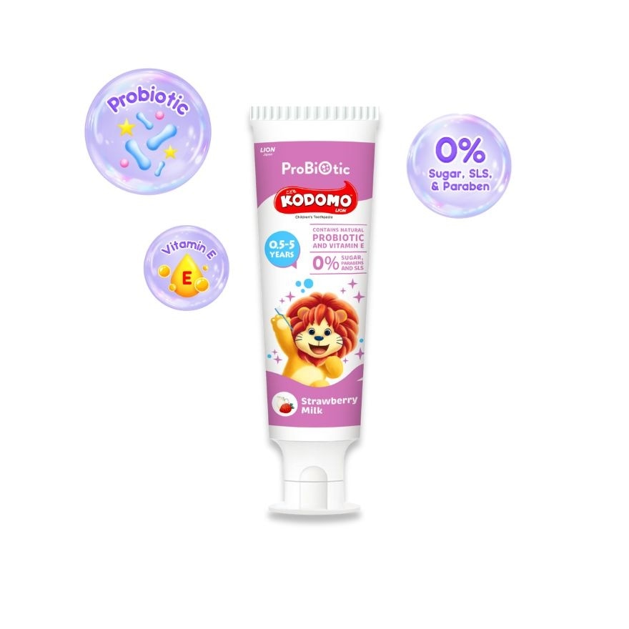 Probiotic Toothpaste Strawberry Milk 60g (0.5-5Yrs)