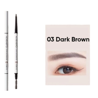 KATO-KATO Blade Double Headed Eyebrow Pencil 03 Dark Brown