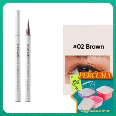 KATO-KATO - Colorful Liquid Eyeliner Long Lasting Eyeliner 02 Brown