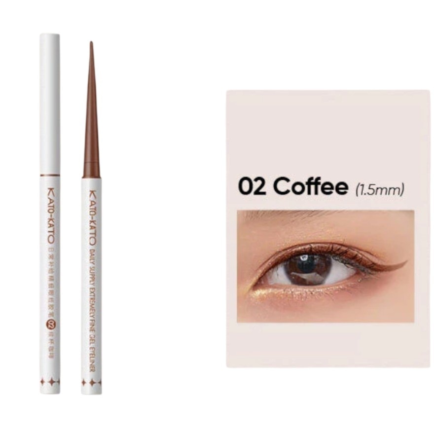 Colorful Fine Gel Eyeliner Pencil 02 Coffee