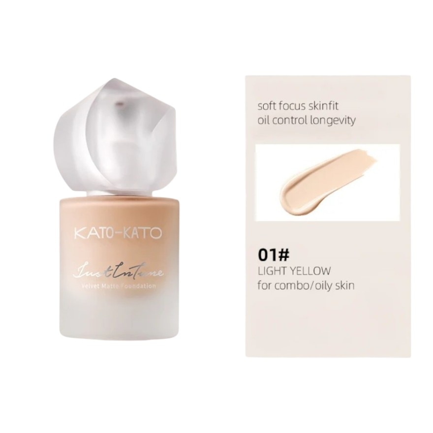 Just In Tune Velvet Matte Shimmering Liquid Foundation Y01