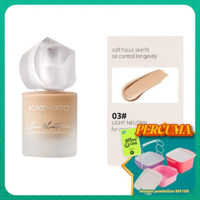 KATO-KATO - Just In Tune Velvet Matte Shimmering Liquid Foundation N03