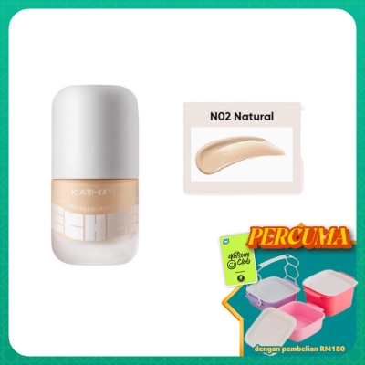 KATO-KATO - Cheese Double Silky Liquid Foundation Oily Skin N02