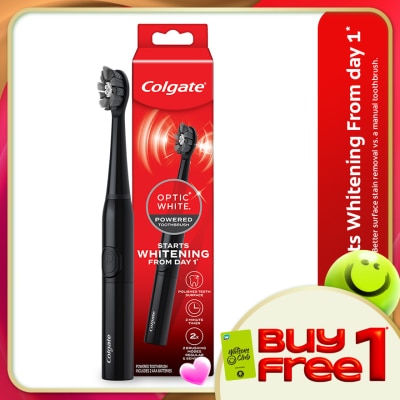COLGATE - Colgate Optic White Powered Battery Toothbrush 1s