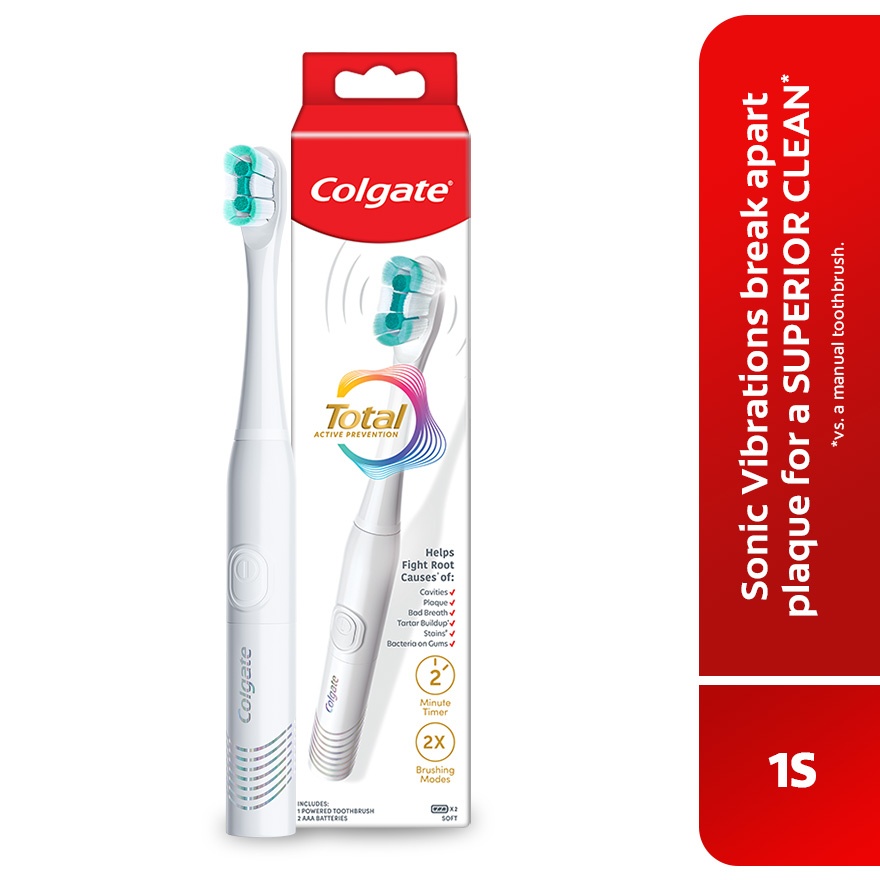 Colgate Total Powered Battery Toothbrush 1s