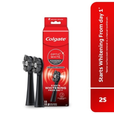 COLGATE - Colgate Optic White Powered Battery Toothbrush Refill 2s