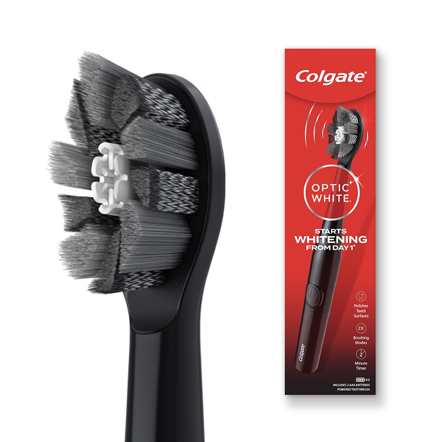 Colgate Optic White Powered Battery Toothbrush Refill 2s