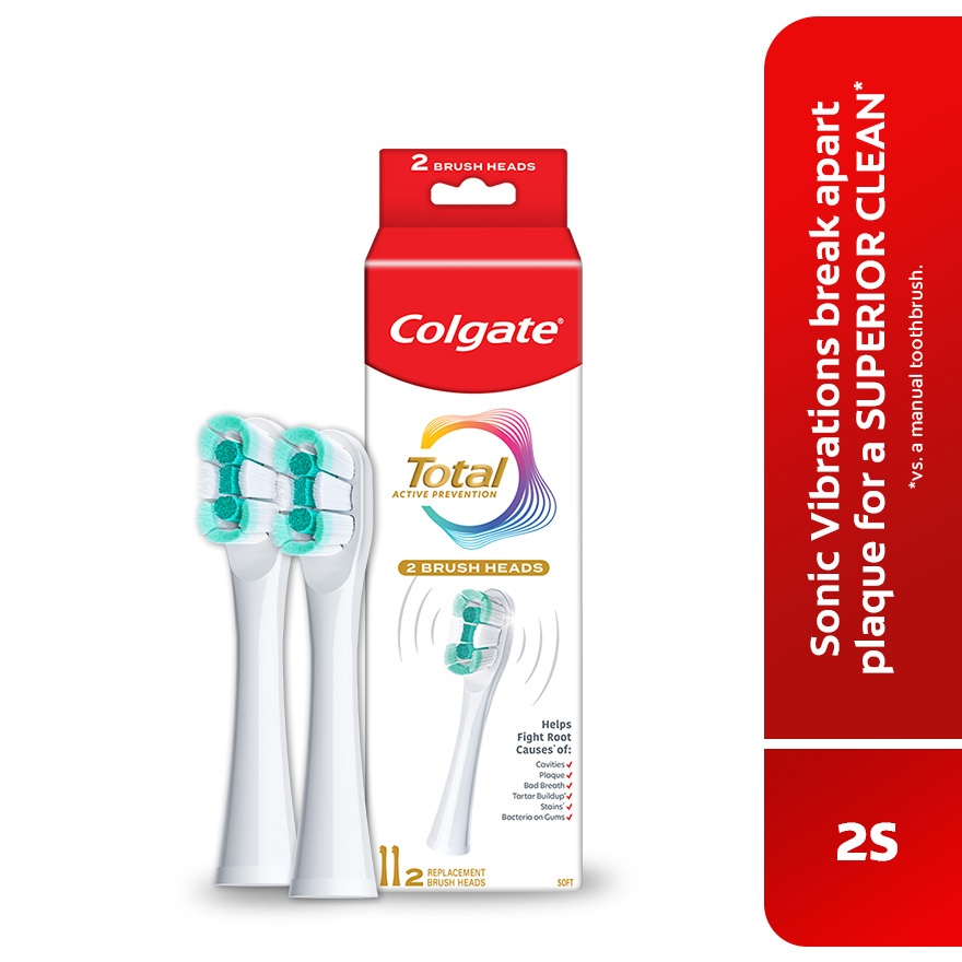 Colgate Total Powered Battery Toothbrush Refill 2s image